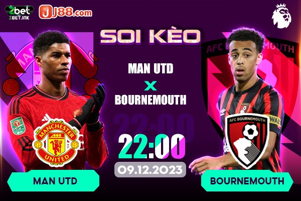 Soi kèo Manchester United vs AFC Bournemouth